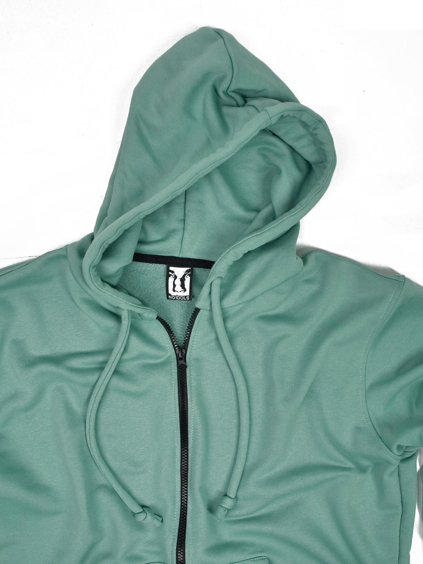 Green Zip Hoodie