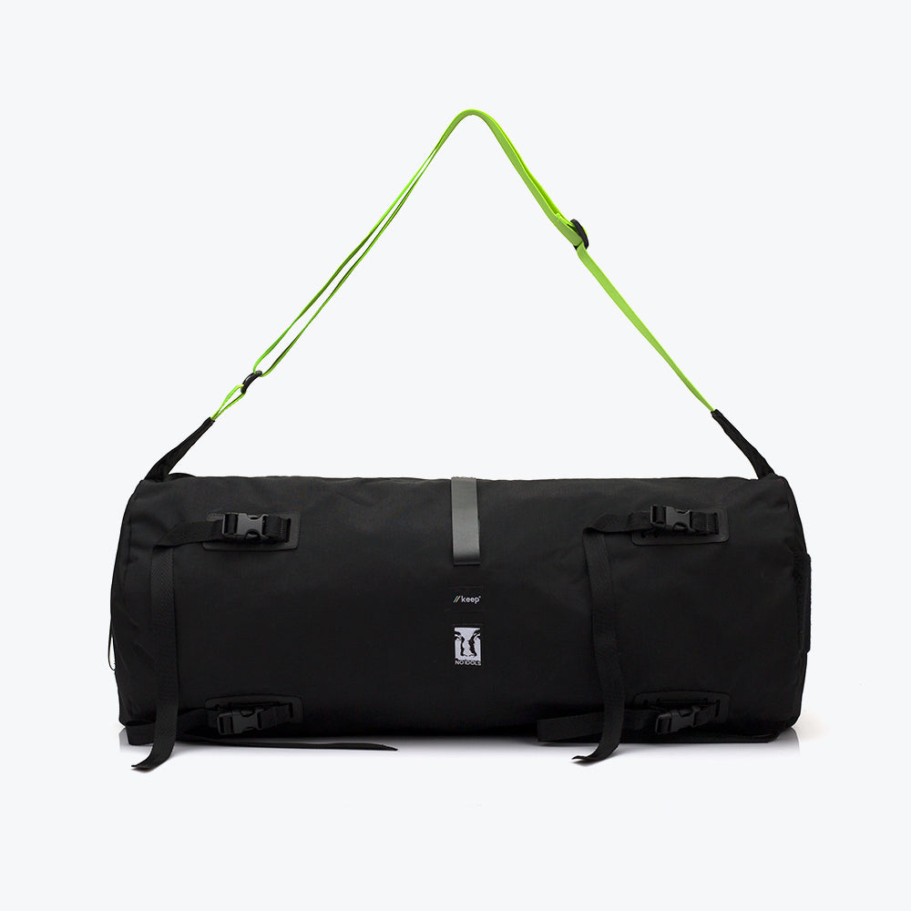 NO IDOLS x keep® Bronx training bag. black / CORDURA®